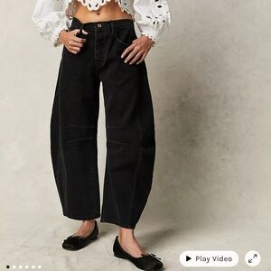 Free people barrel jeans